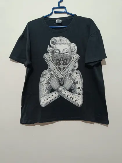 Camiseta Marilyn Monroe gangster talla L Jhk