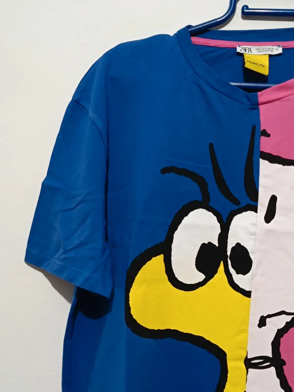 Camiseta manga corta mujer Peanuts Zara talla L, foto 2