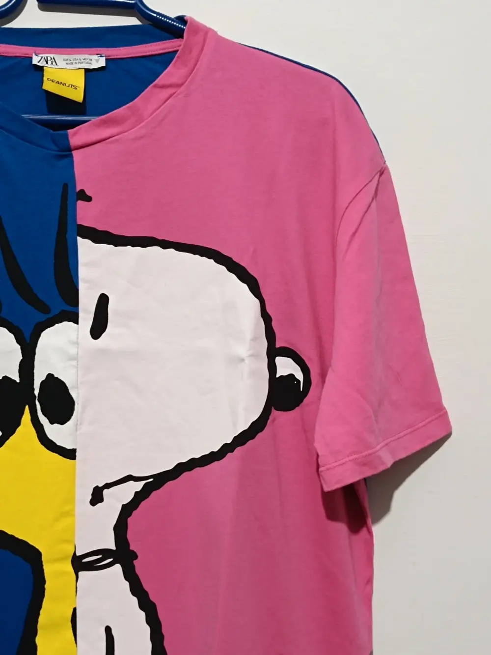 Camiseta manga corta mujer Peanuts Zara talla L, foto 3