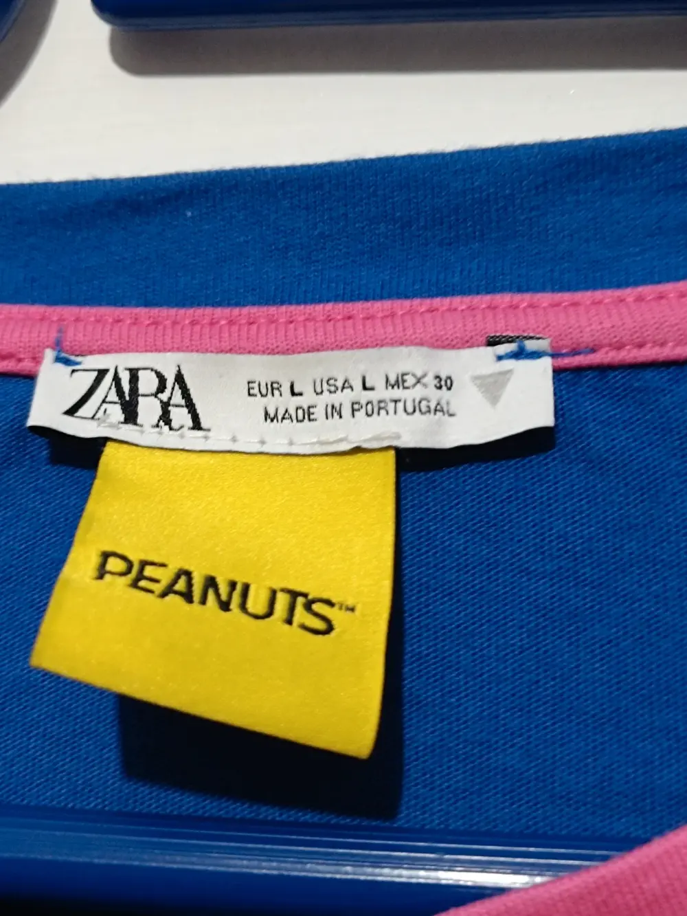 Camiseta manga corta mujer Peanuts Zara talla L, foto 4