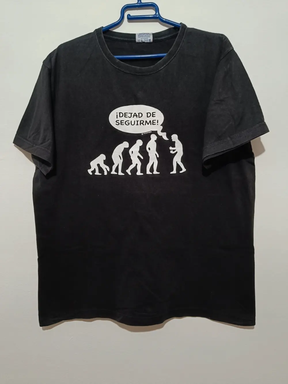 Camiseta manga corta Dejad de Seguirme talla XL sirve para L ver medidas Anbor