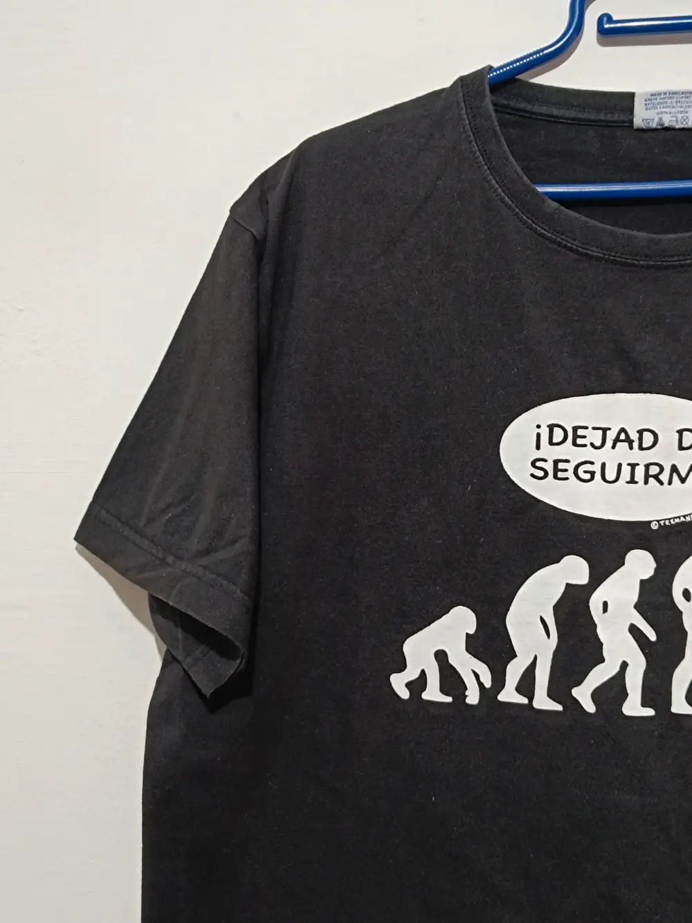 Camiseta manga corta Dejad de Seguirme talla XL sirve para L ver medidas Anbor, foto 3