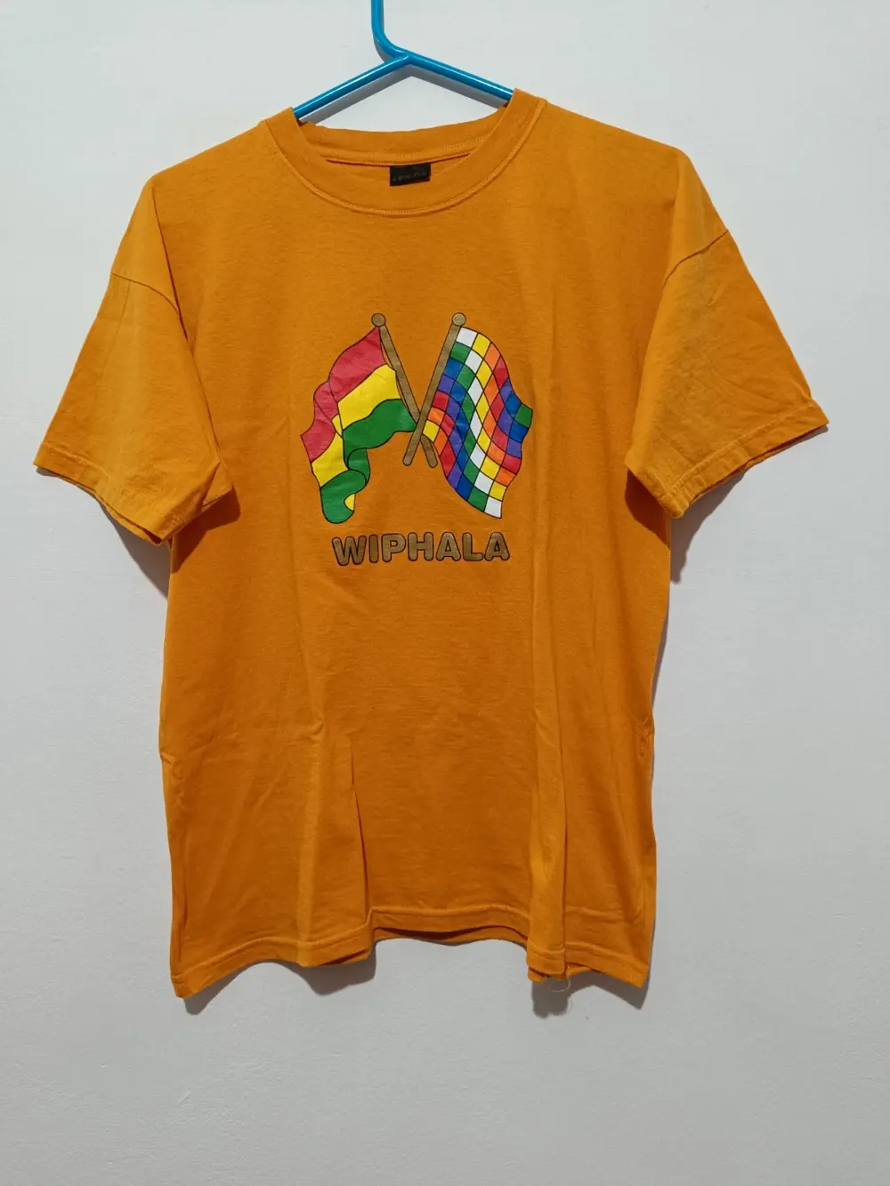Camiseta vintage Wiphala sirve para S/M ver medidas