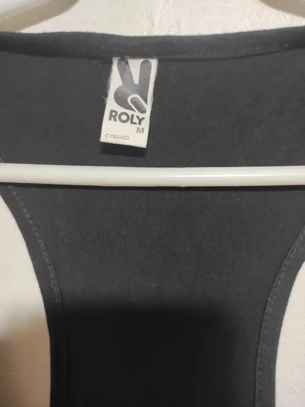 Camiseta deportiva tirantes Roly talla M, foto 2