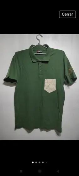 Polo manga corta Clique Talla L, sirve para M ver medidas
