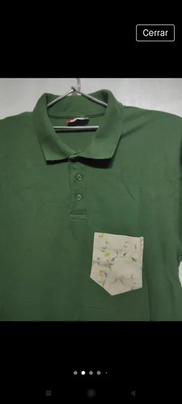 Polo manga corta Clique Talla L, sirve para M ver medidas, foto 2