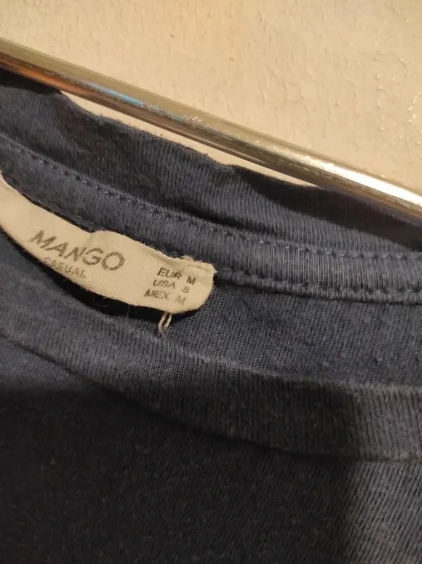 Camiseta manga corta Mango Talla M, foto 3
