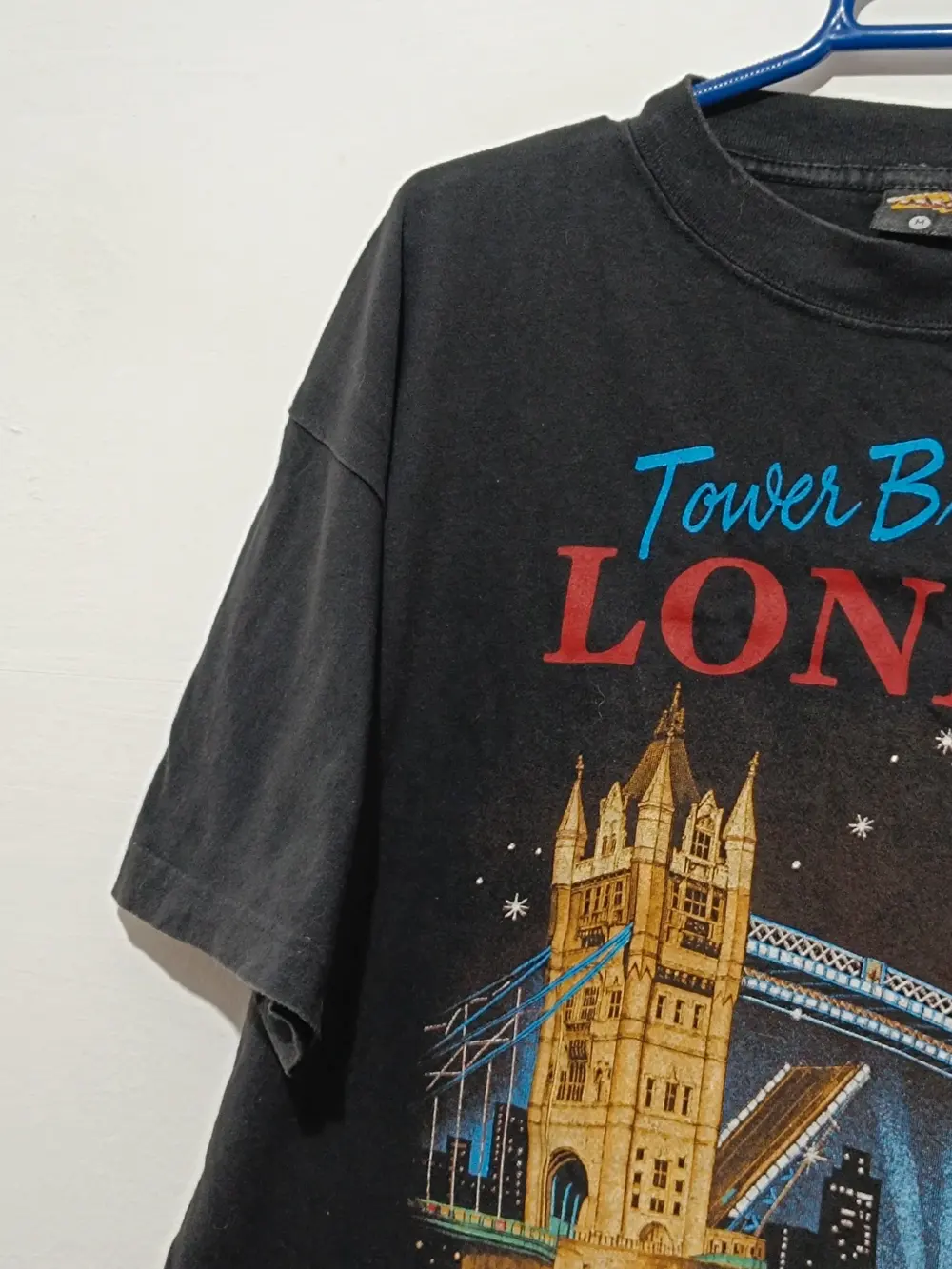 Camiseta vintage Tower Bridge London Zip It talla M sirve para L ver medidas, foto 5
