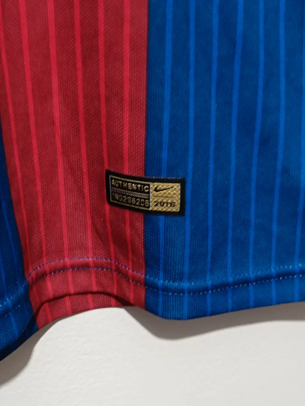 Camiseta FC Barcelona temporada 2016/2017 talla L Nike, foto 2