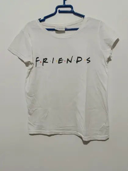 Camiseta vintage Friends manga corta Zeeman talla S ver medidas