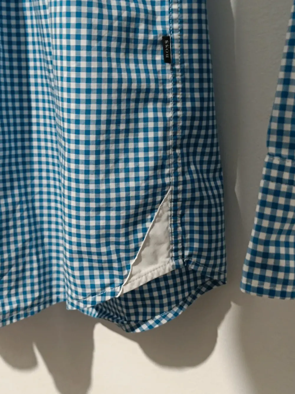 Camisa a cuadros manga larga Hugo Boss talla XL ver medidas, foto 4