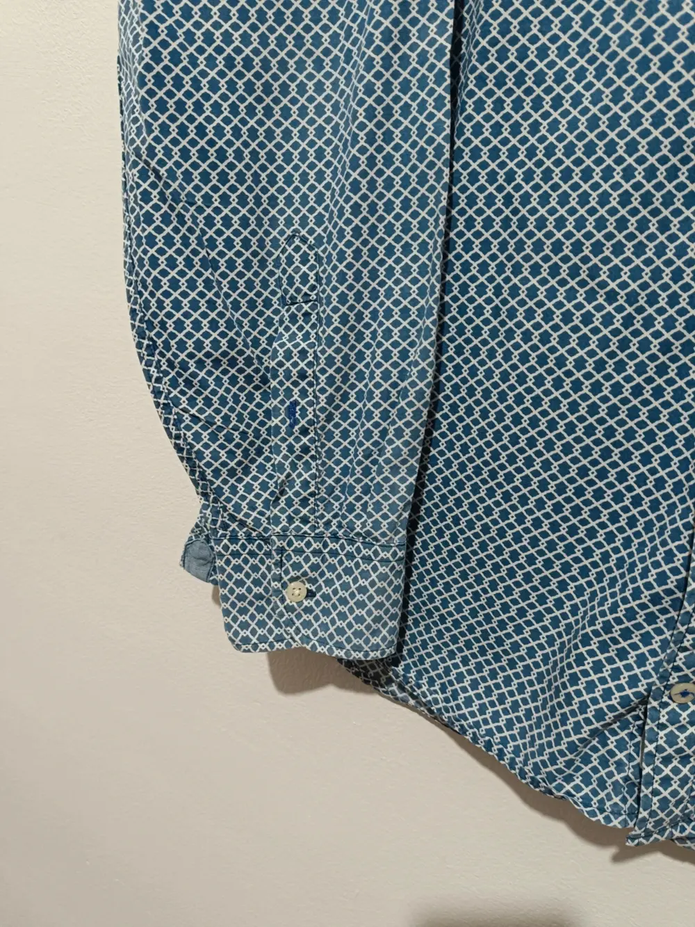 Camisa a topos manga larga Tommy Hilfiger New York fit talla XL, foto 3