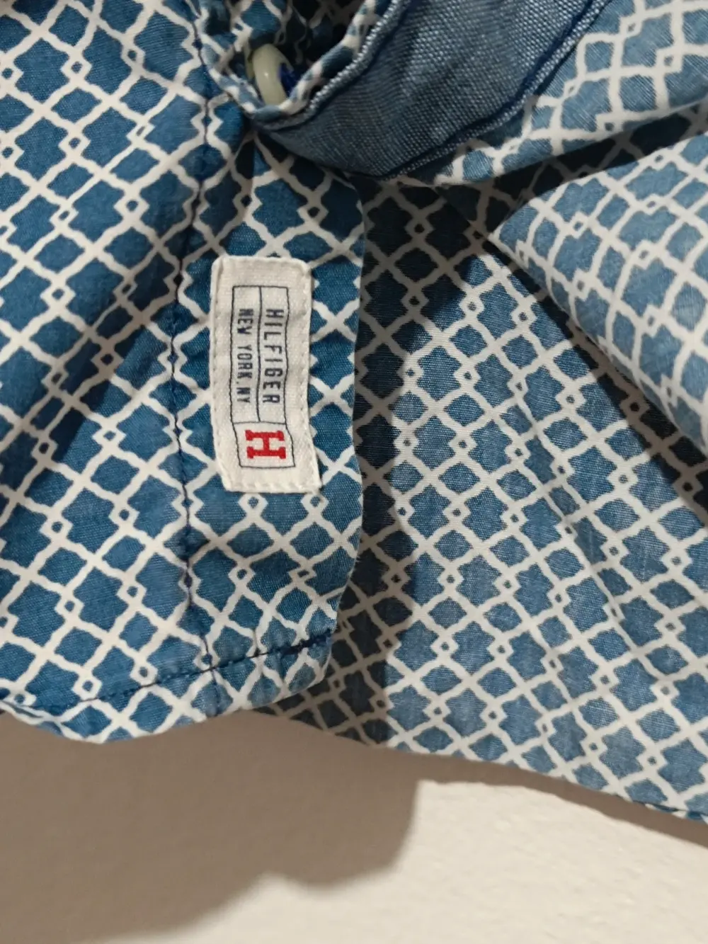 Camisa a topos manga larga Tommy Hilfiger New York fit talla XL, foto 5