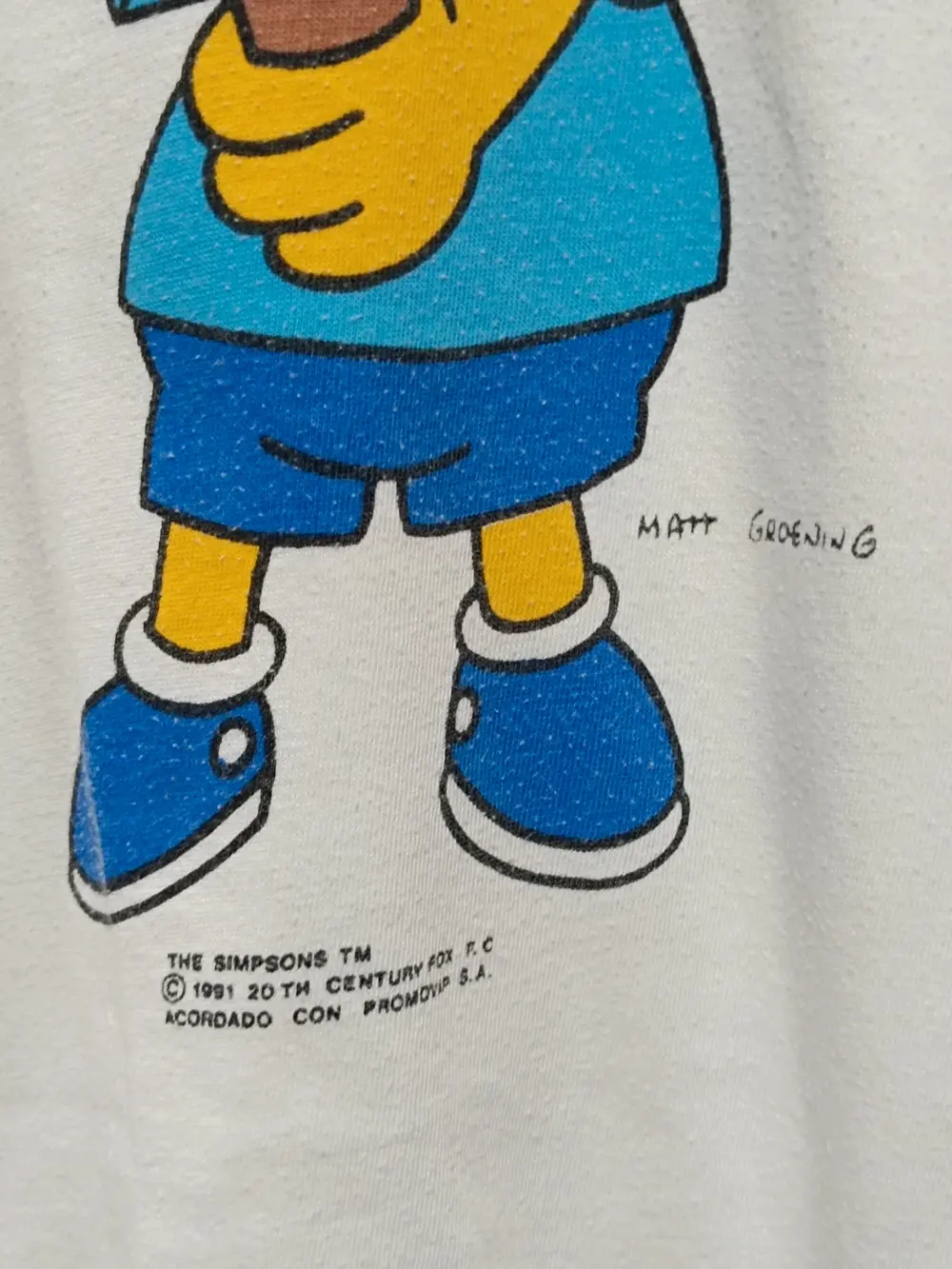 Camiseta vintage años 90 Bart Simpson Tm talla M ver medidas, foto 4