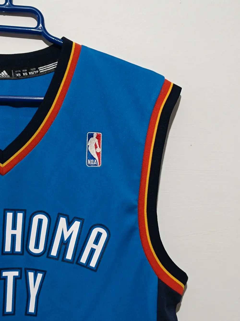 Camiseta NBA Oklahoma City Westbrook 0 talla XS Adidas, foto 3