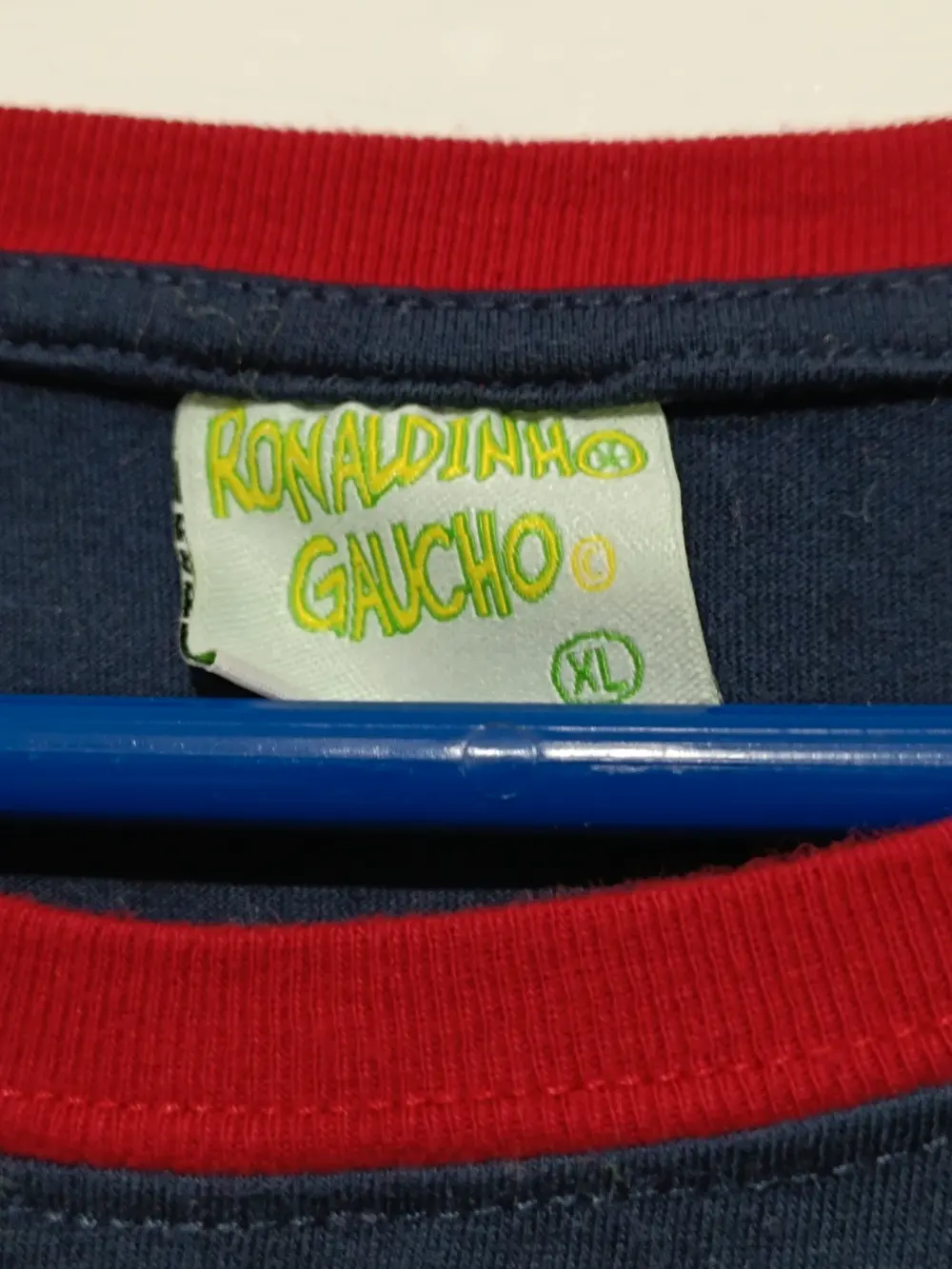 Camiseta vintage Ronaldinho Gaucho talla XL, foto 4