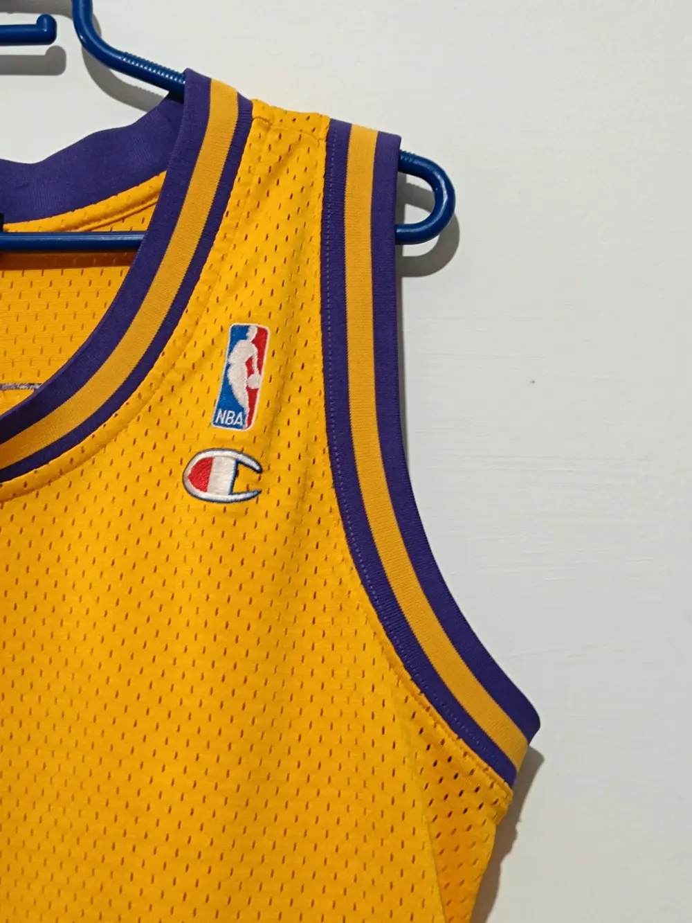 Camiseta vintage Magic Jonshon 32 Los Angeles Lakers Champion talla S, foto 4
