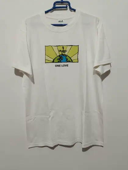 Camiseta vintage One love talla L Anvil