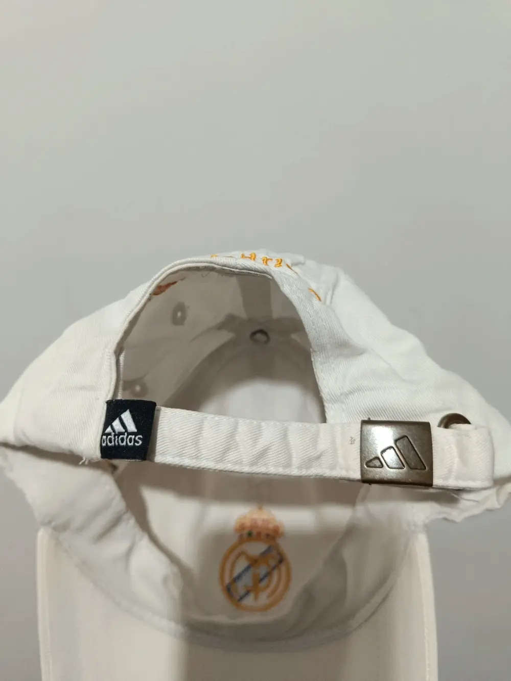 Gorra vintage Real Madrid Adidas talla única ajustable adulto unisex, foto 3