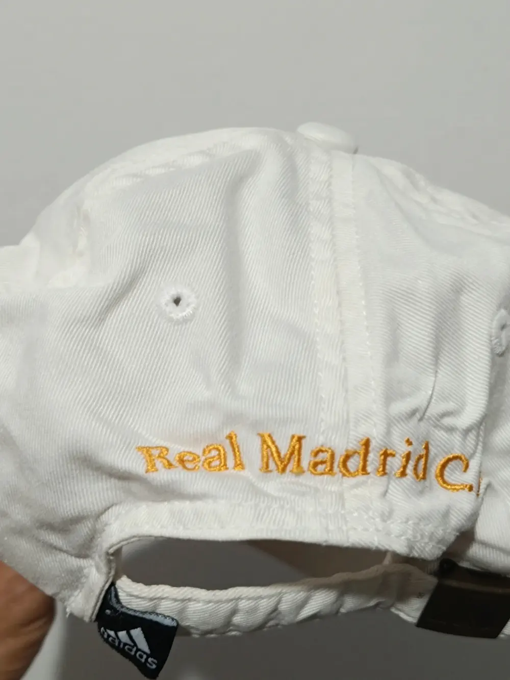 Gorra vintage Real Madrid Adidas talla única ajustable adulto unisex, foto 5