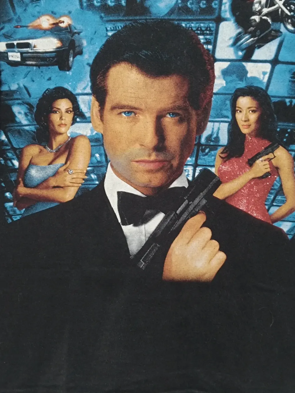 Camiseta vintage James Bond 007 año 1997 Rock Elephant talla M sirve para S ver medidas, foto 2