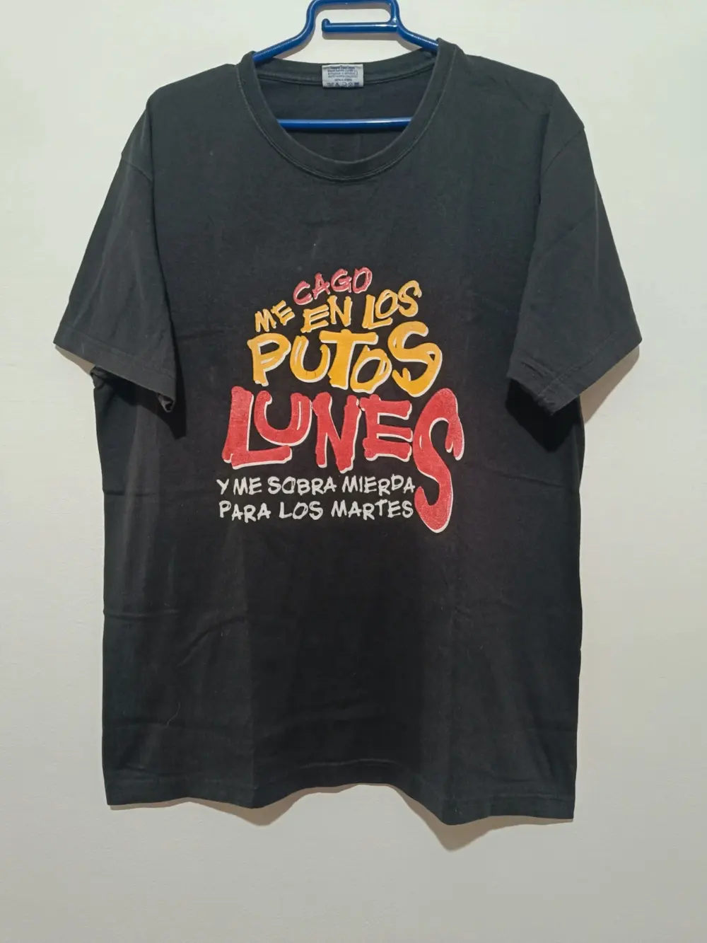 Camiseta Me cago en los Lunes Anbor talla XL