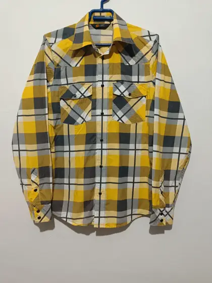 Camisa a cuadros manga larga Carhartt talla S ver medidas