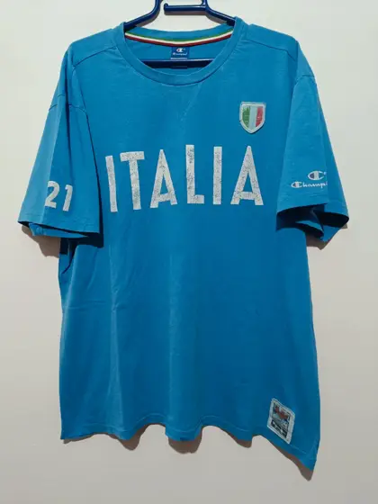 Camiseta Italia Baloncesto 21 vintage Champion talla XXL sirve para XL ver medidas