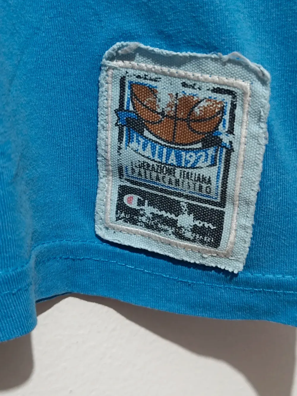 Camiseta Italia Baloncesto 21 vintage Champion talla XXL sirve para XL ver medidas, foto 3