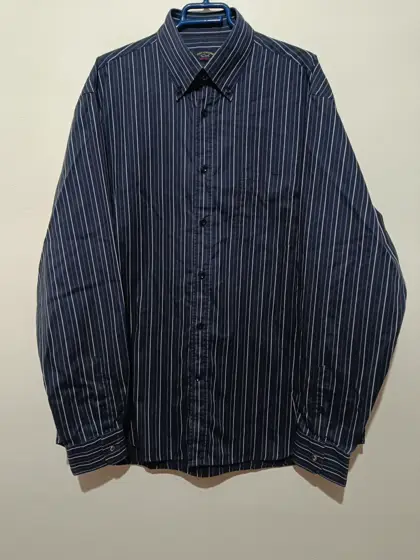 Camisa a rayas manga larga Paul & Shark talla 44 ver medidas
