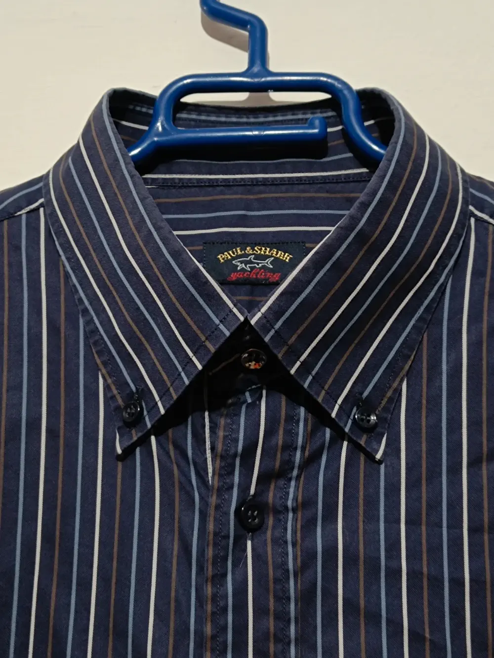 Camisa a rayas manga larga Paul & Shark talla 44 ver medidas, foto 5