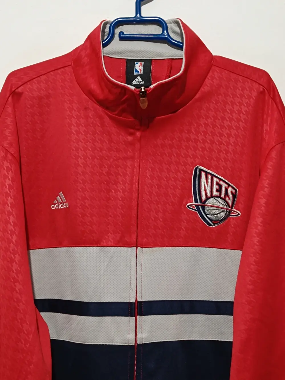 Chaqueta vintage Adidas NBA New Jersey Nets talla L, foto 2