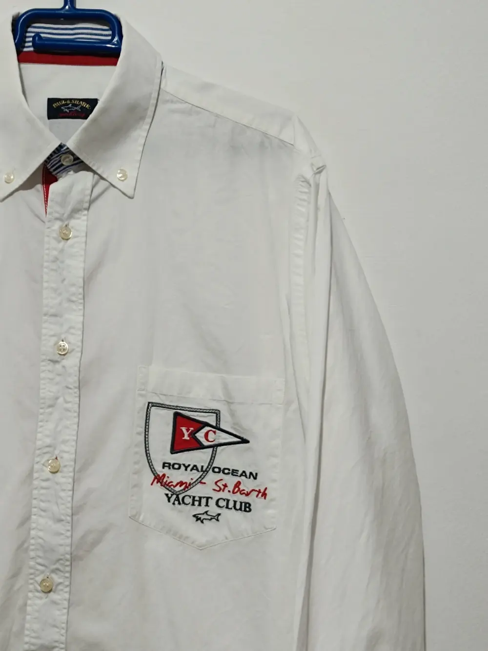 Camisa manga larga Paul & Shark Vintage Yacht Club talla 42 sirve para L ver medidas, foto 4