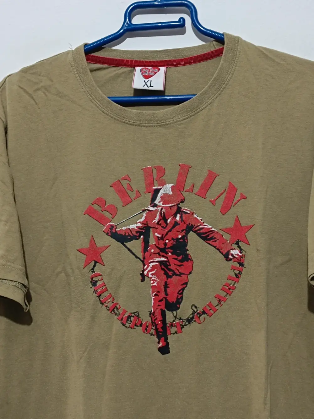Camiseta Berlin Checkpoint Charlie talla XL, foto 2