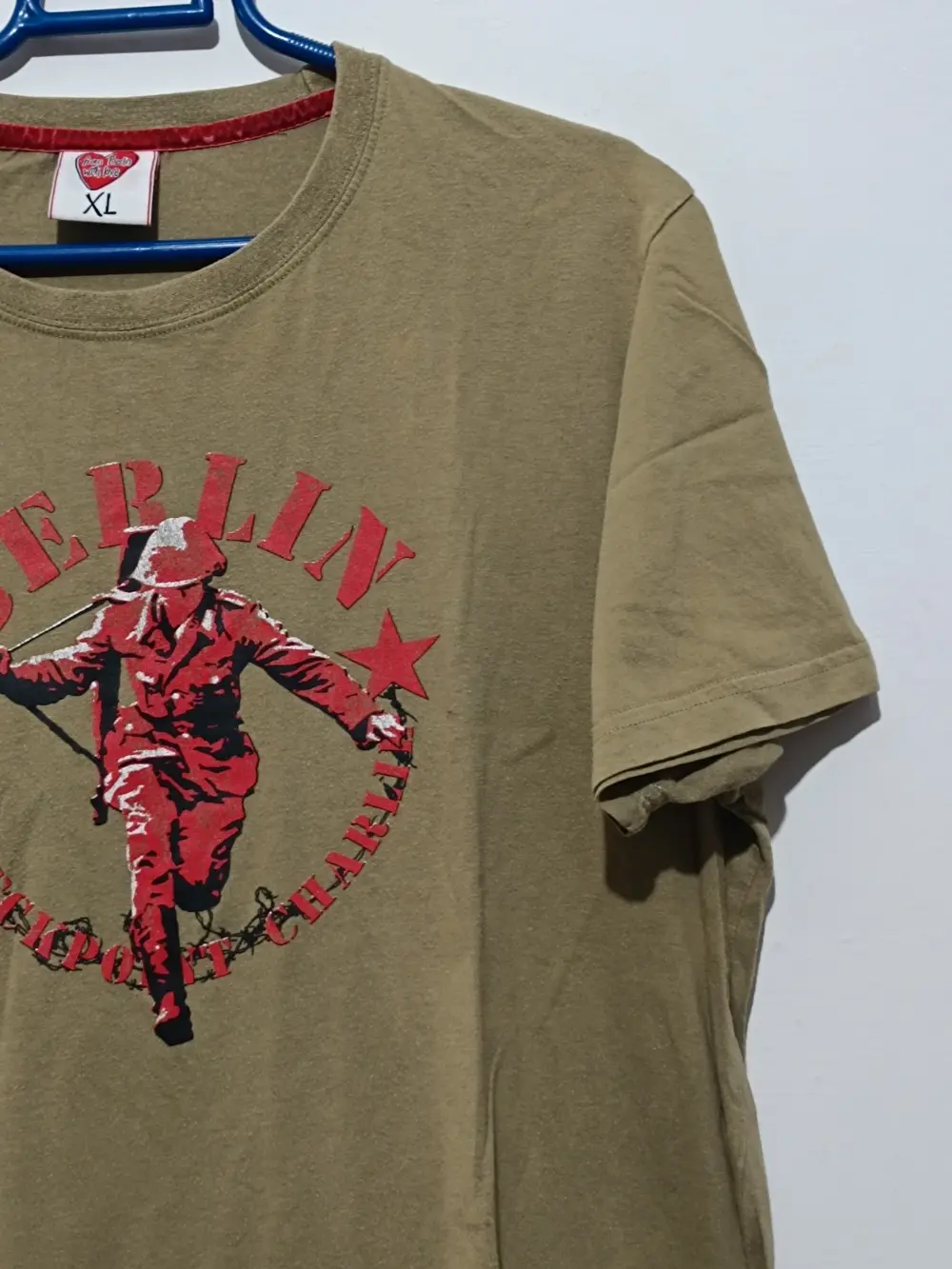 Camiseta Berlin Checkpoint Charlie talla XL, foto 4