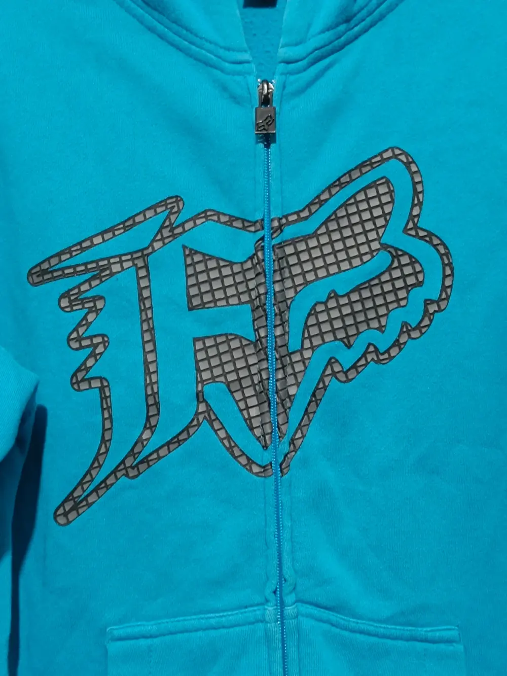 Sudadera mujer Fox con capucha y cremallera talla L, foto 5