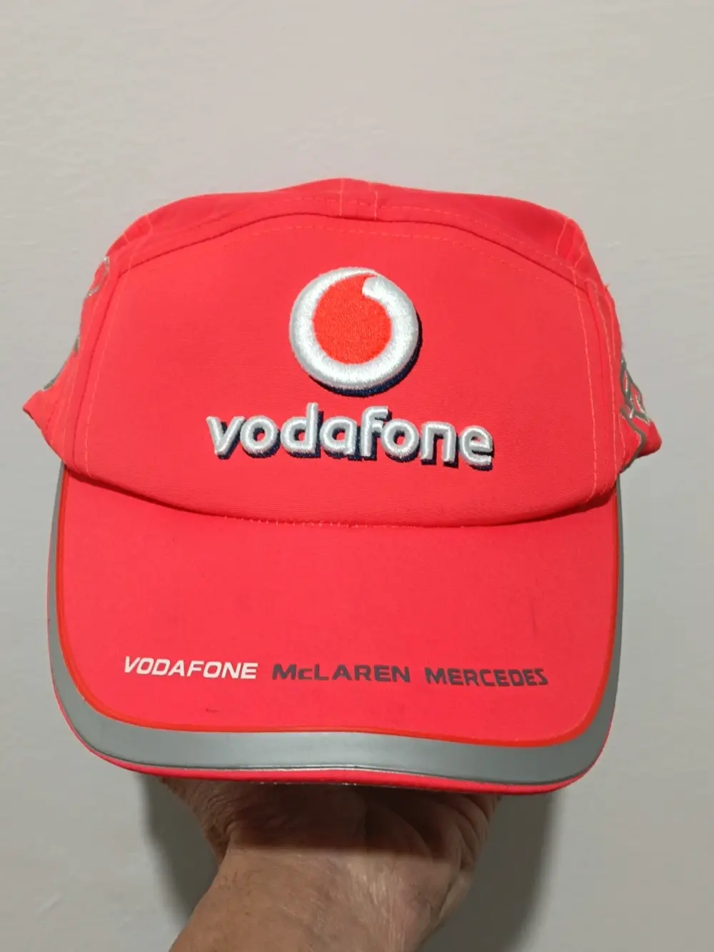 Gorra Vodafone McLaren Mercedes Hamilton Button talla única ajustable adulto unisex