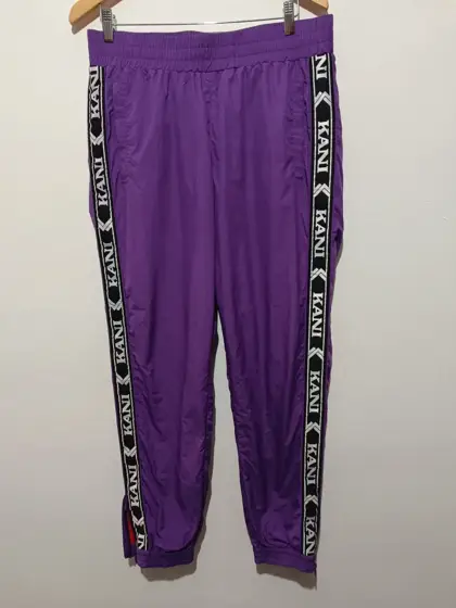Pantalon morado Chandal Karl kani talla L
