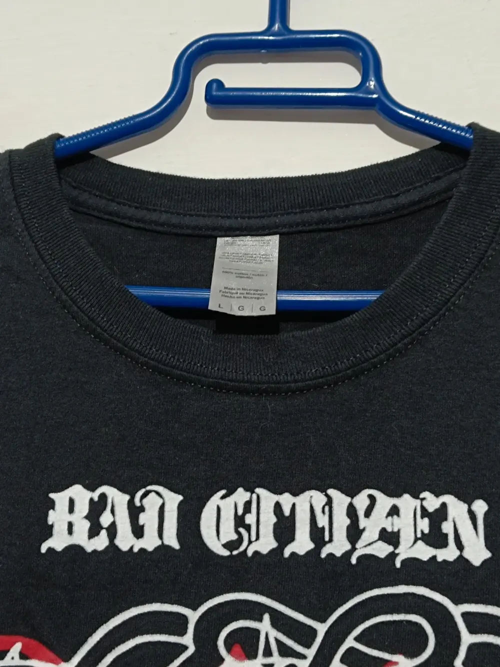 Camiseta Bad Citizen Good person Gildan talla L, foto 2