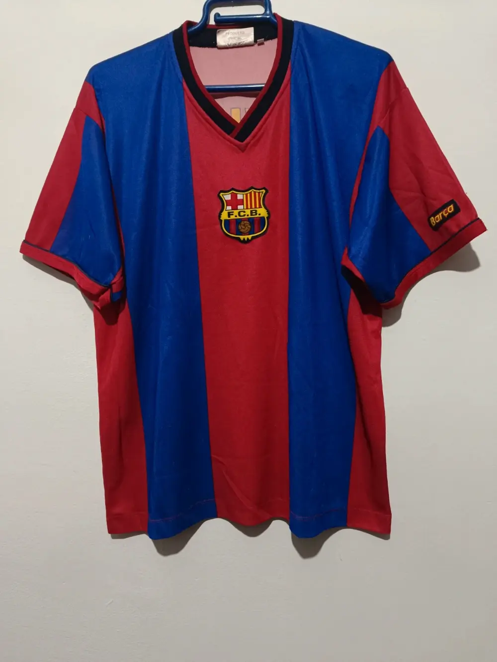 Camiseta vintage FC Barcelona año 1999 Saviola 7 talla S
