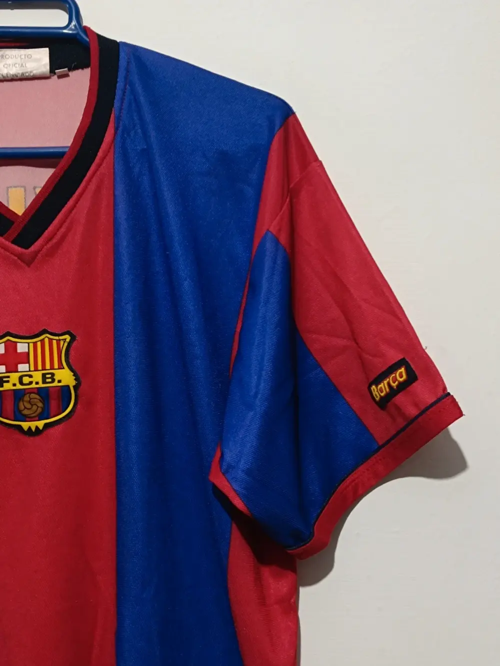 Camiseta vintage FC Barcelona año 1999 Saviola 7 talla S, foto 3