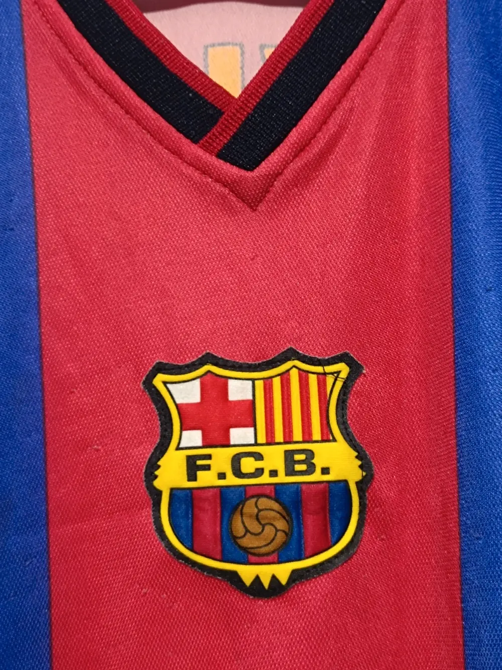 Camiseta vintage FC Barcelona año 1999 Saviola 7 talla S, foto 5
