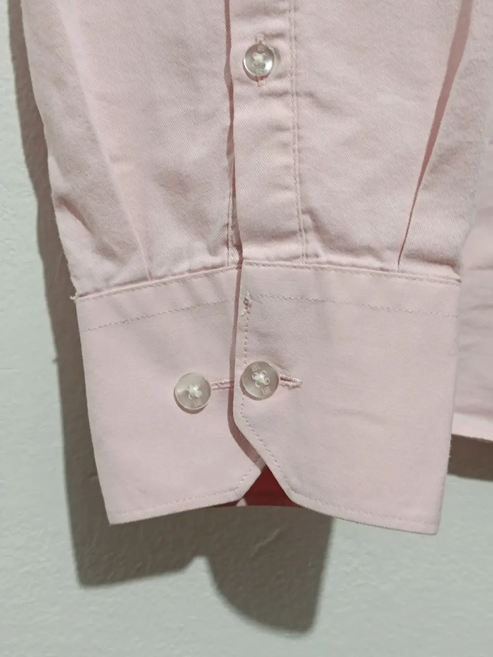 Camisa lisa manga larga Pedro del Hierro talla XL, foto 2