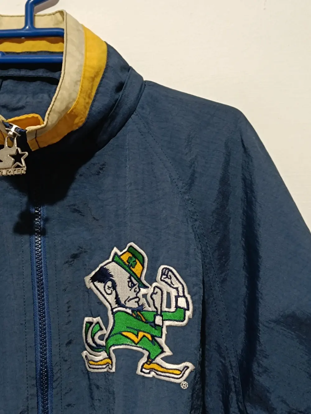 Chaqueta vintage Starter Irish Notre Dame talla M, foto 5