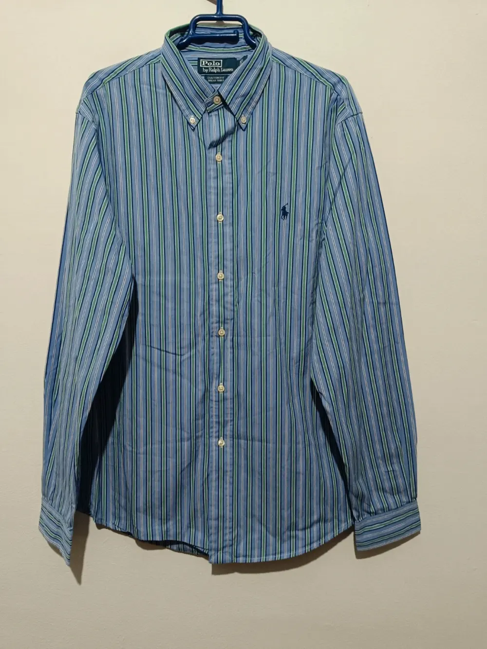 Camisa a rayas Polo Ralph Lauren talla 42 16/5 L sirve para XL ver medidas