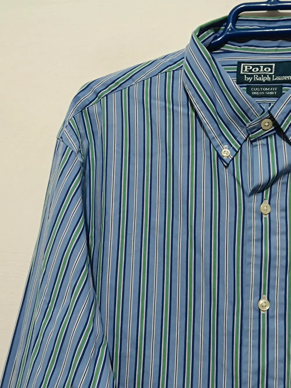 Camisa a rayas Polo Ralph Lauren talla 42 16/5 L sirve para XL ver medidas, foto 3