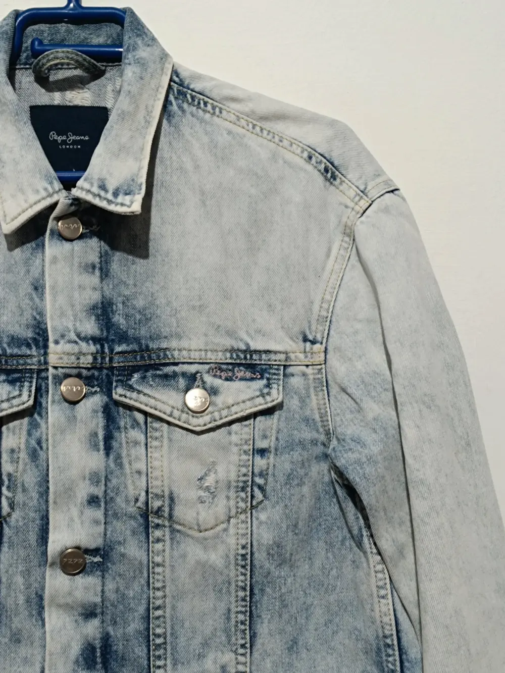 Cazadora vaquera mujer Pepe jeans Skylartag talla M, foto 4