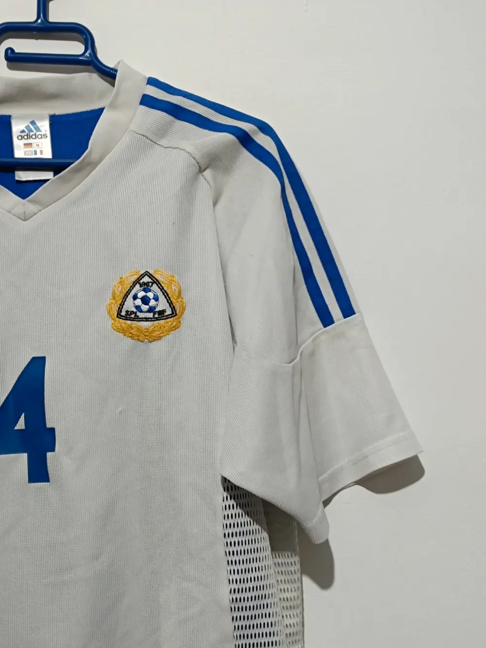 Camiseta vintage Adidas Finlandia Hyypia 4 2003/2004 talla M ver medidas, foto 3