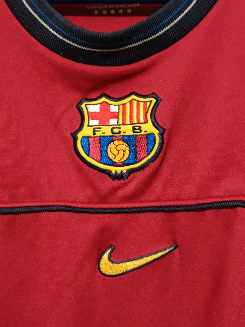 Camiseta vintage FC Barcelona Nike año 1999 talla XL, foto 5