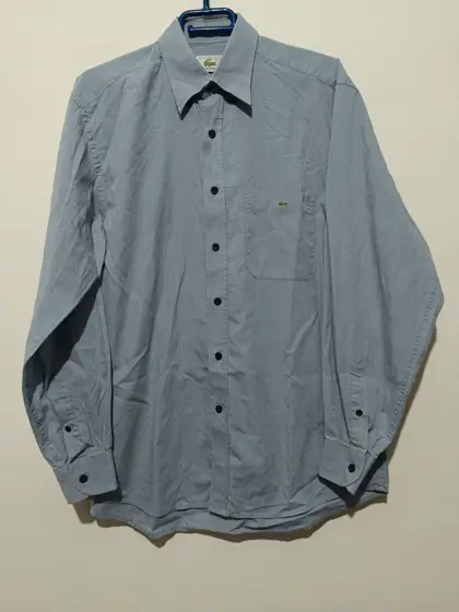 Camisa lisa manga larga Lacoste talla M